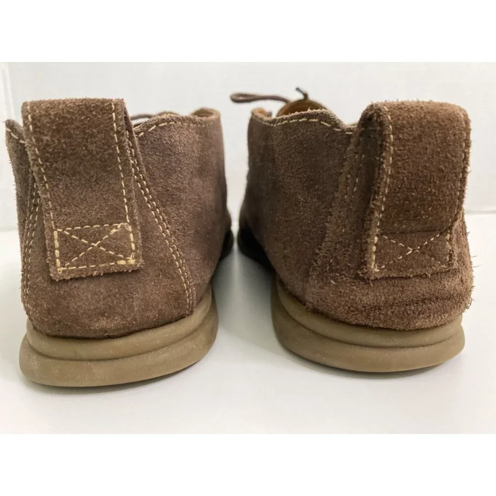 Johnnie-O Men's 11M Malibu Chukka Ankle Boots‎ Brown Suede Leather Lace Up Shoes